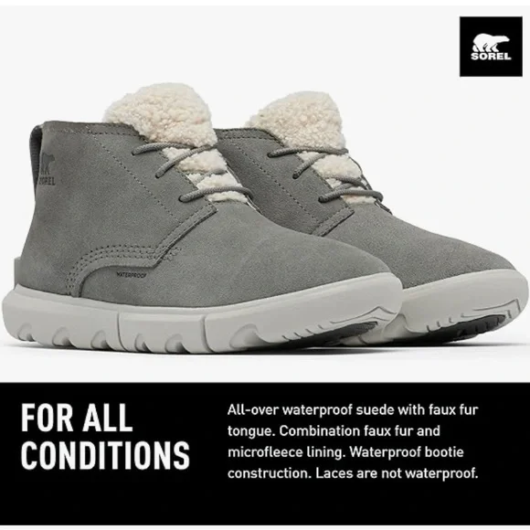 Sorel Explorer Next Drift Boots for Ladies Gray - size 9.5 - Picture 5 of 9